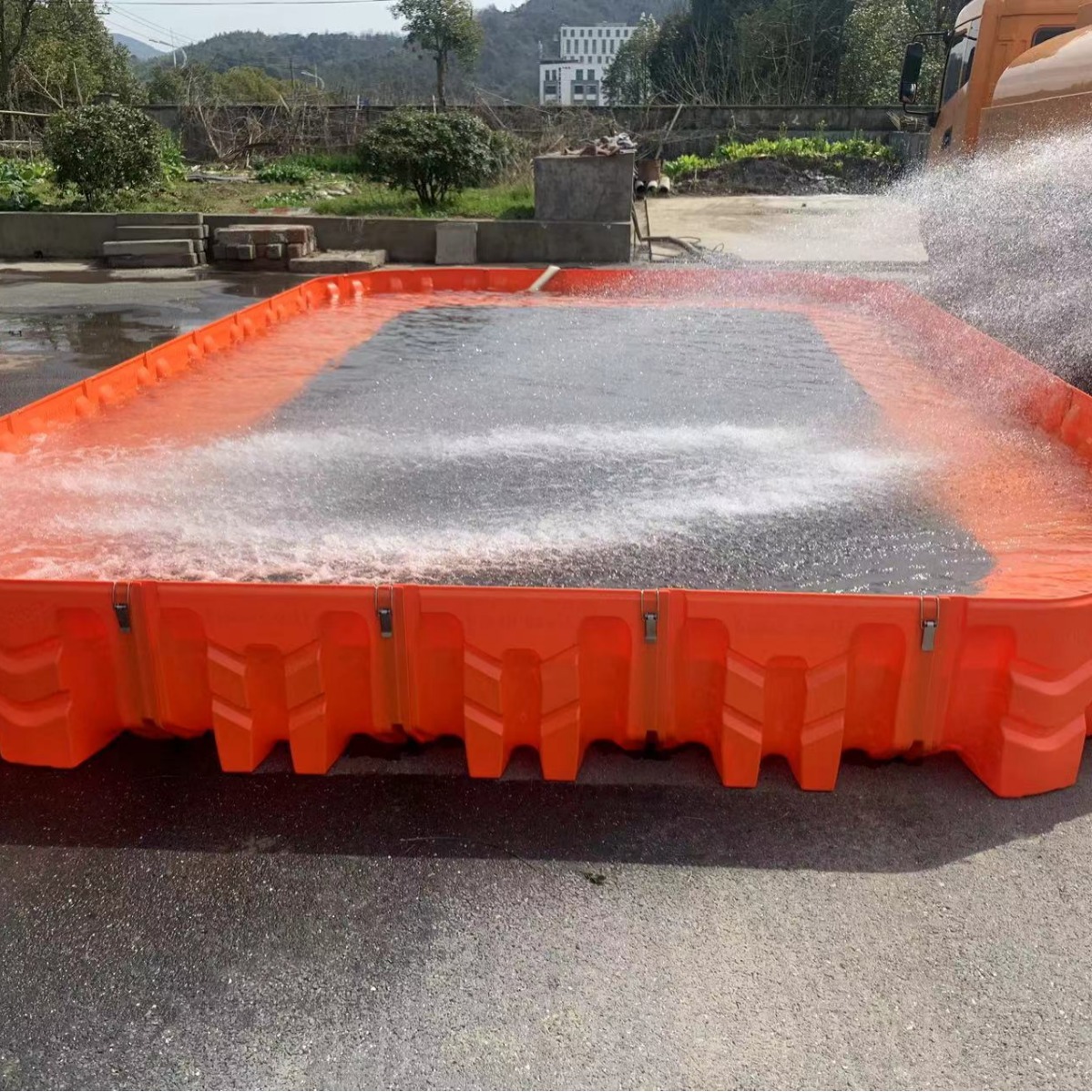 Комбинированная доска для контроля паводков DZ50 красная L-образная пластиковая водоудерживающая доска поддамба муниципальная вода новый материал для контроля паводков