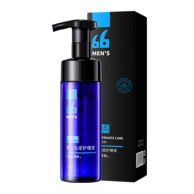 Healthy Lotus Private Men's Care Solution Antibacterial Refreshing Care Private Parts Deodorizing Foam Mousse Daily Care Solution