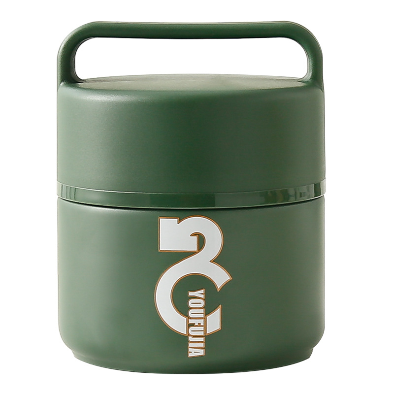 304 Stainless Steel Vacuum Insulated Lunch Box, Insulated Bucket for Office Workers, Small Soup Box, Soup Cup, Porridge Cup, Soup Kettle
