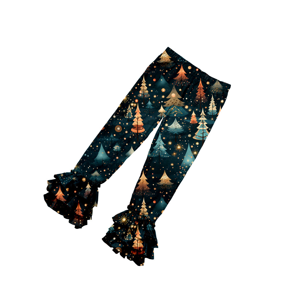 High-Quality Foreign Trade Children's Clothing Printed Children's Cute Creative Custom Autumn Trousers