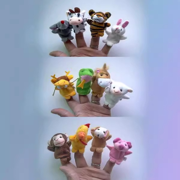 Zodiac animal puppet 12 Zodiac plush toy puppet factory low price in stock wholesale