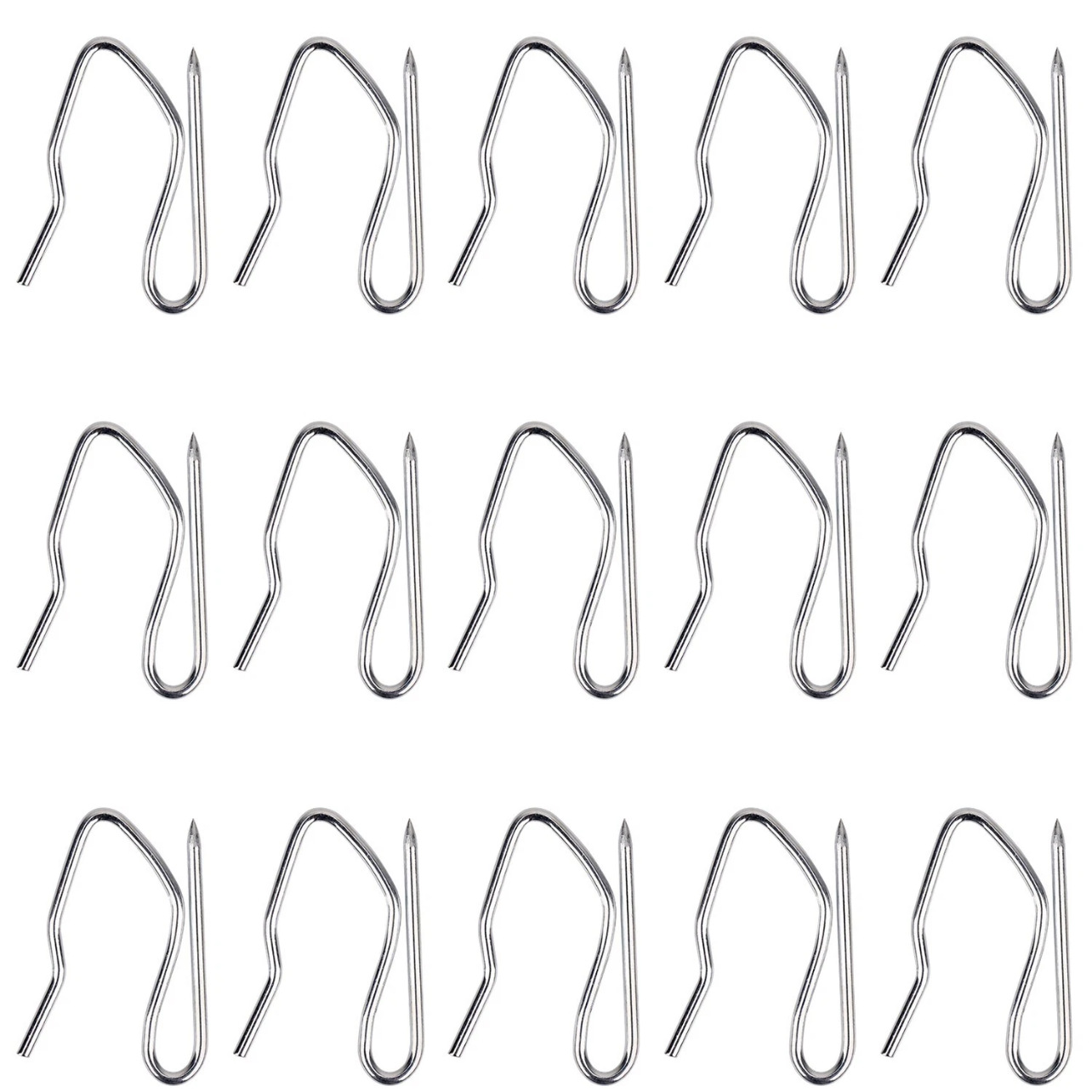 S-образный крючок для штор, нержавеющая сталь, большой блестящий, корейский стиль