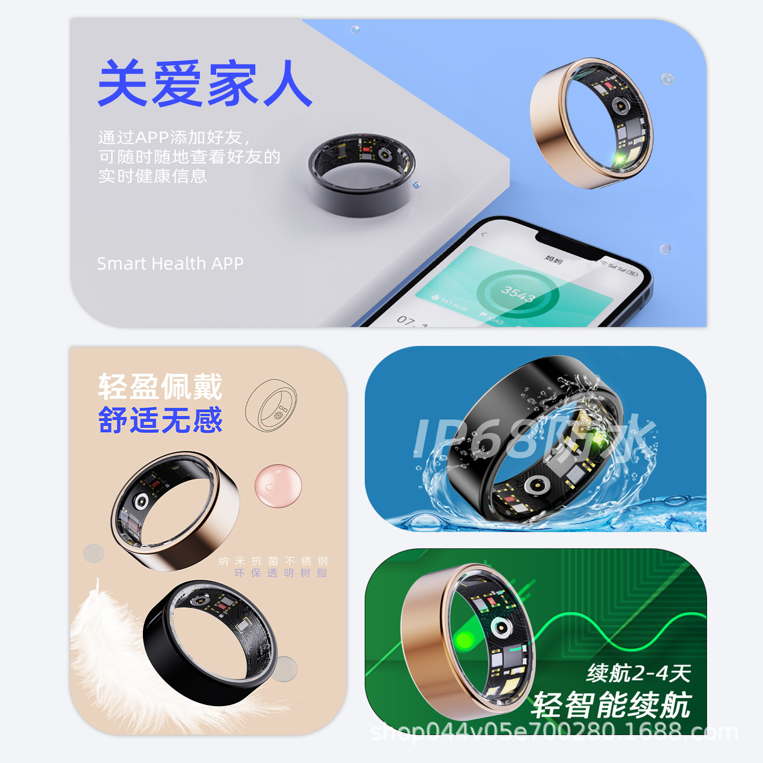 Кросс-бордовый новый умный кольцо Tk5 с мониторингом сердечного ритма, кислорода в крови и сна, шагомер