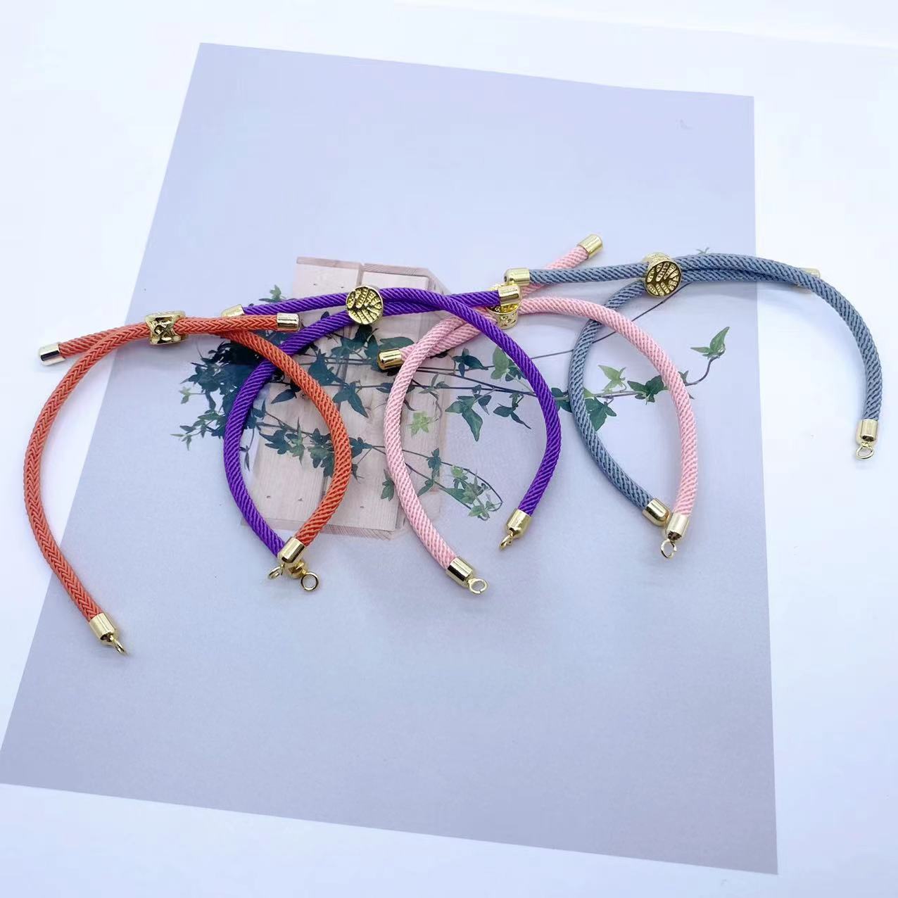 3mm Milan Hand Rope Life Tree Adjustment Buckle Transfer Beads Dzi Beads DIY Bracelet Semi-finished Braided Hand Rope Manufacturer