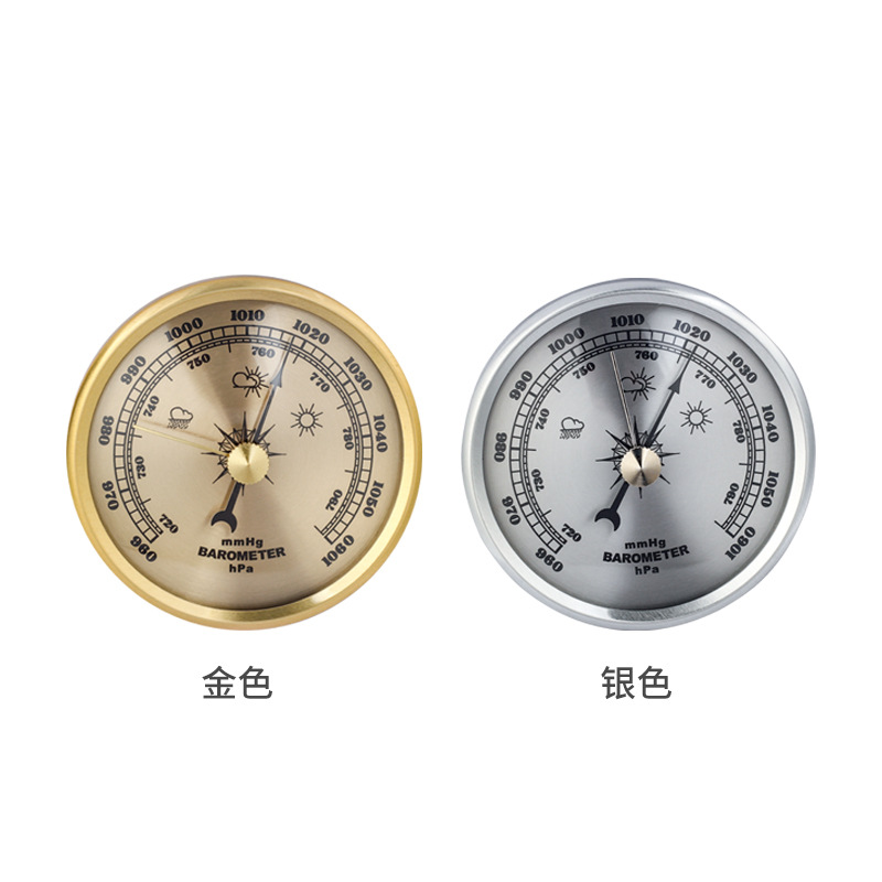 70mm barometer large barometer pointer type high precision portable marine fishing household instrument panel mechanical movement