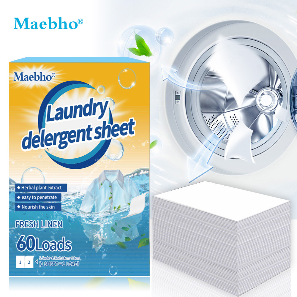 Cross-Border Concentrated Laundry Tablets Stain Removal Bubble Tablets Large Package Cross-Border Specially Designed for Washing Clothes Bubble Paper Manufacturer