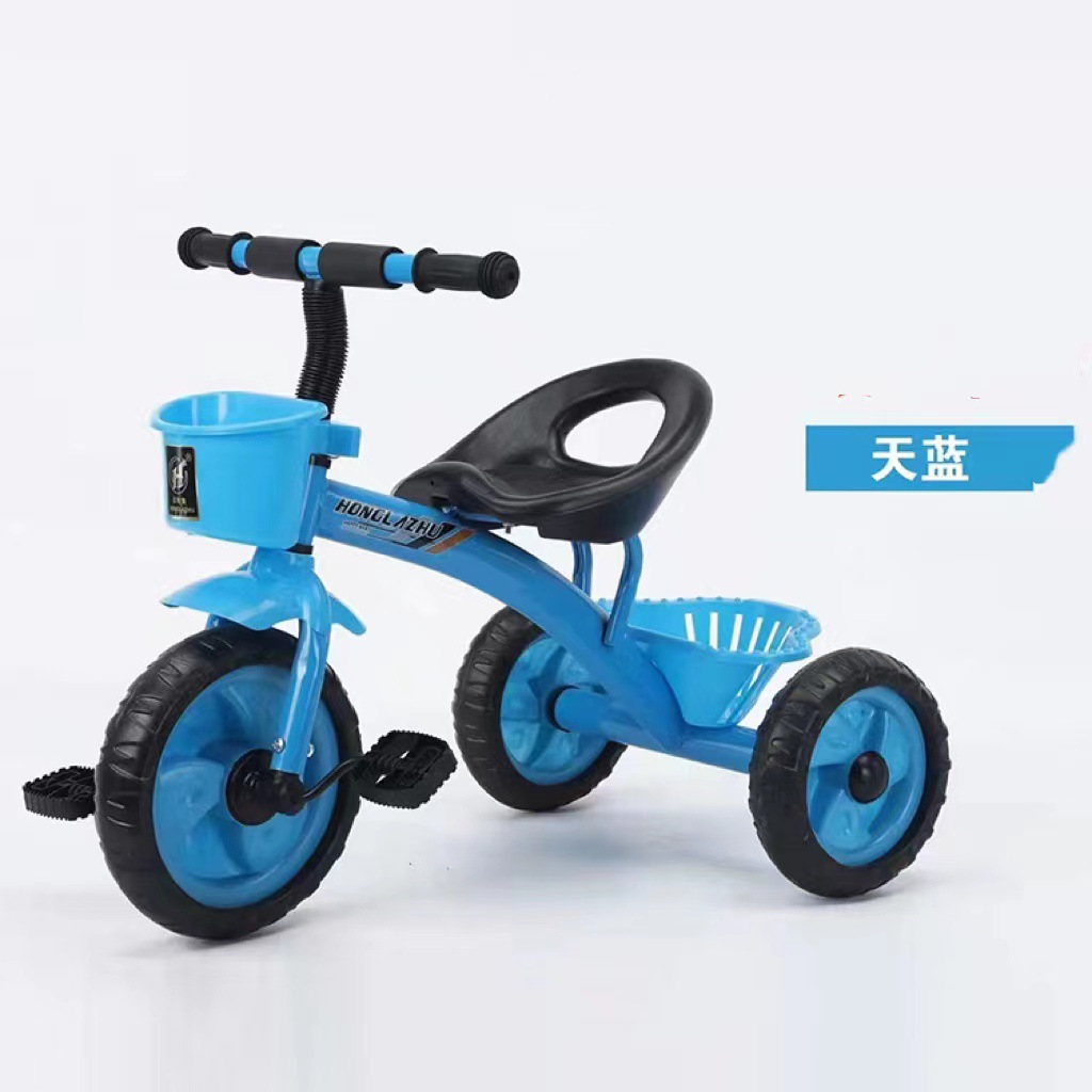 New Children's Tricycle Stroller Pedal Tricycle Foreign Trade Free Inflatable Stroller Pedal Tricycle Wholesale