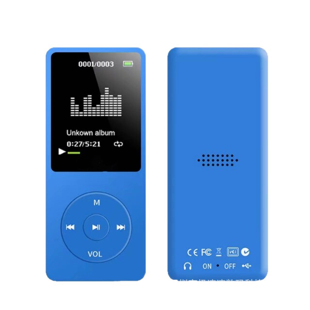 Foreign Trade Mp3 Sports Music Player Mp4 Mini Walkman Student 1.8inch with Screen Card Recording and Playback