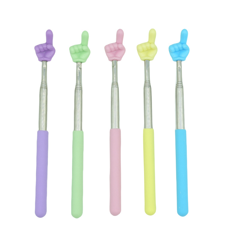 Telescopic Finger Reading Stick Reading Finger Telescopic Reading Stick Reading Teaching Aids Pointer Baton Teacher's Teaching Stick