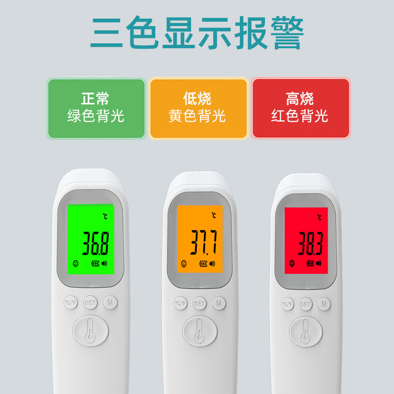 Cross-Border Forehead Thermometer Electronic Handheld Thermometer Medical-Grade High-Precision Thermometer Smart Thermometer