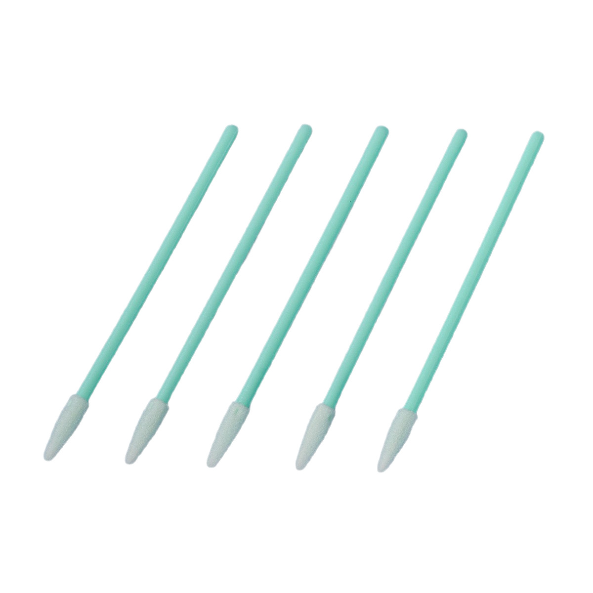 Factory Direct Sales Small Pointed Sponge Stick Dust-Free Clean Room Fiber Optic Industrial Wiping Polypropylene Stick