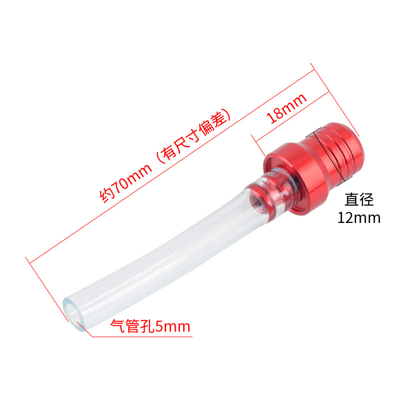 Off-Road Motorcycle Atv Atv Accessories Fuel Tank Cap Cnc Aluminum Alloy Oil Pipe Cap with Breathable Cap Vent Cap