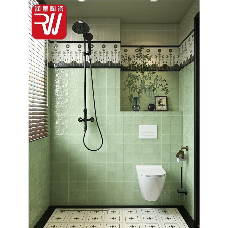 Colored Bright Glazed Glazed Plaid Tiles 600X1200 Kitchen Bathroom Wall Tiles Blue Pink Background Wall Tiles