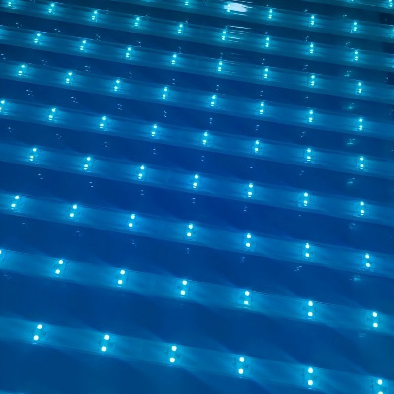 Mesh Screen 2025 New High-Definition Easy to Install Outdoor Waterproof Outdoor Transparent Roller Shutter Flexible Color Screen Manufacturer