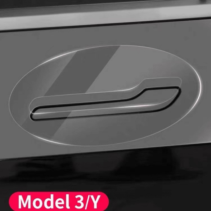 Suitable for Refurbishing Tesla Model Y/Model 3 Door Bowl Film and Door Handle Surrounding Protective Film Modelyl Film