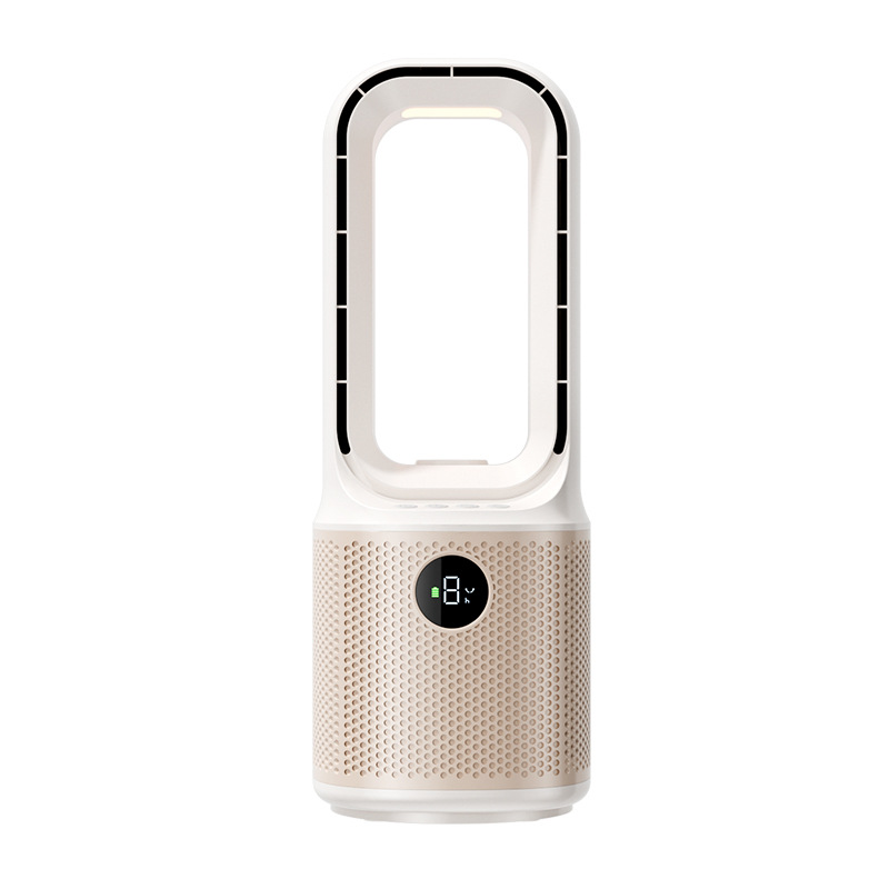 Cross-Border New Desktop Fan Bladeless Fan Office Dormitory Floor Fan Household High Power Wind Adjustable