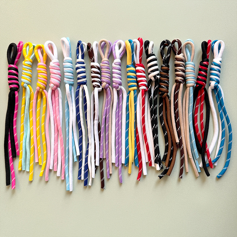 Новый ремешок для сумки, ручная работа, материал для DIY, 4 мм цветной полиэстеровый шнур, взрывостойкий браслет, шнур для стакана