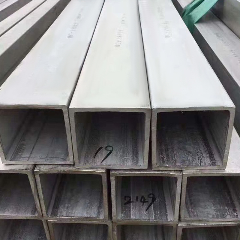 304 Stainless Steel Square Tube 316 201 Polished Brushed Stainless Steel Decorative Square Tube Photovoltaic Bracket Tube Laser Cutting