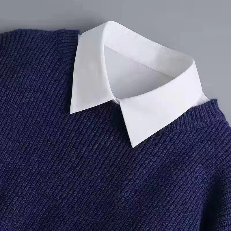 Unisex Fake Collar Universal Forsuit Shirt Collar All-match Professional Tooling for Autumn, Winter and Spring with Decorative Collar