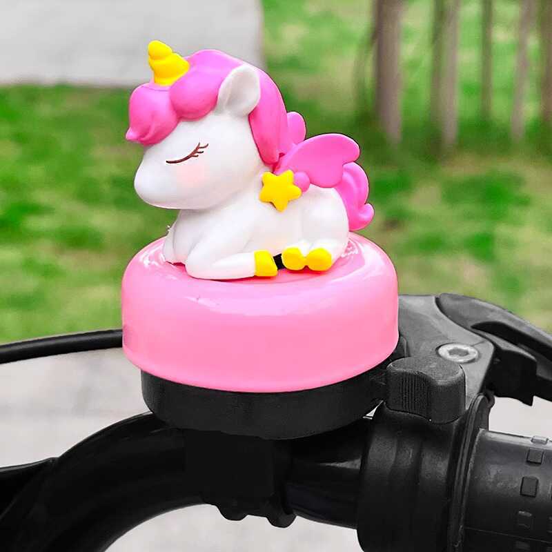 Unicorn Kidsren's Bicycle Bell Super Loud Universal Cute Cartoon Balance Bike Bicycle Skateboard Horn Super Loud
