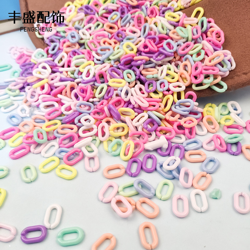 Пластиковая цепочка макарон 9*14мм, цепочка для маски, DIY мобильный телефон, акриловая цепочка