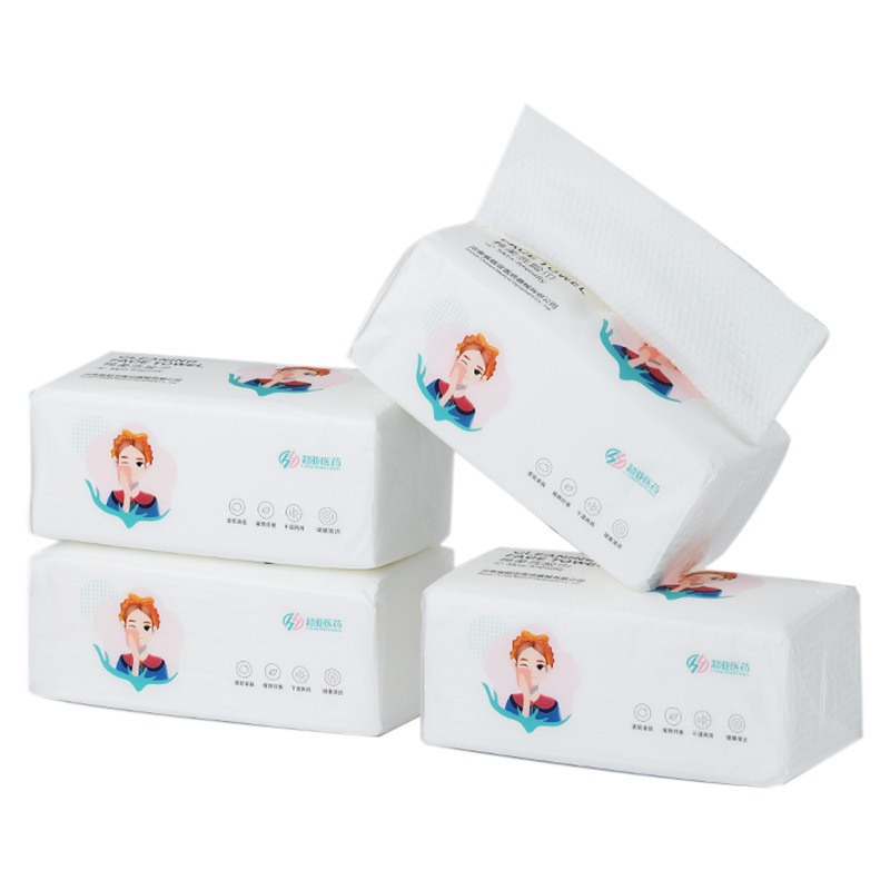 Super Asian disposable face wash towel women's extraction cleansing towel thickened pearl pattern baby soft towel 80 smoke wholesale