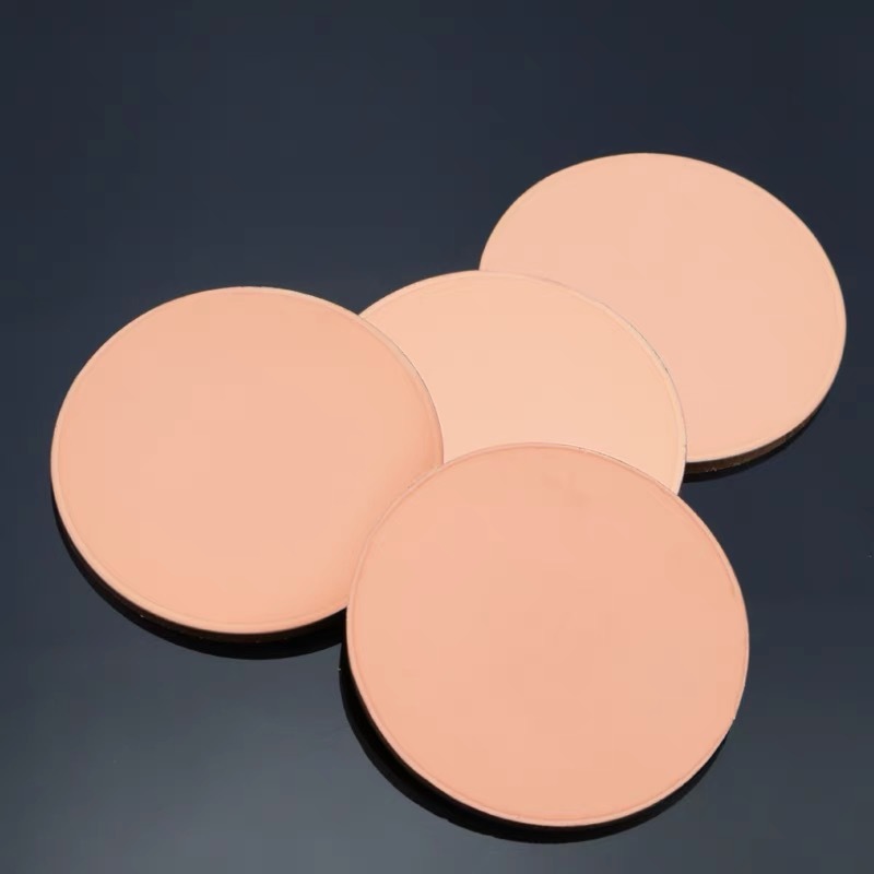 T2 Pure Copper Disc 0.1-5mm Round Copper Plate Thin Washer Ring Laser Cutting Precision Copper Block Copper Foil