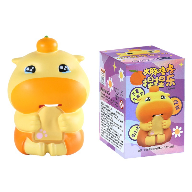 2025 New Cute Capybara Lulu Hand-Made Office Doll, Kidsren's Toy, Internet Celebrity Hot Style Doll Doll Hand-Made