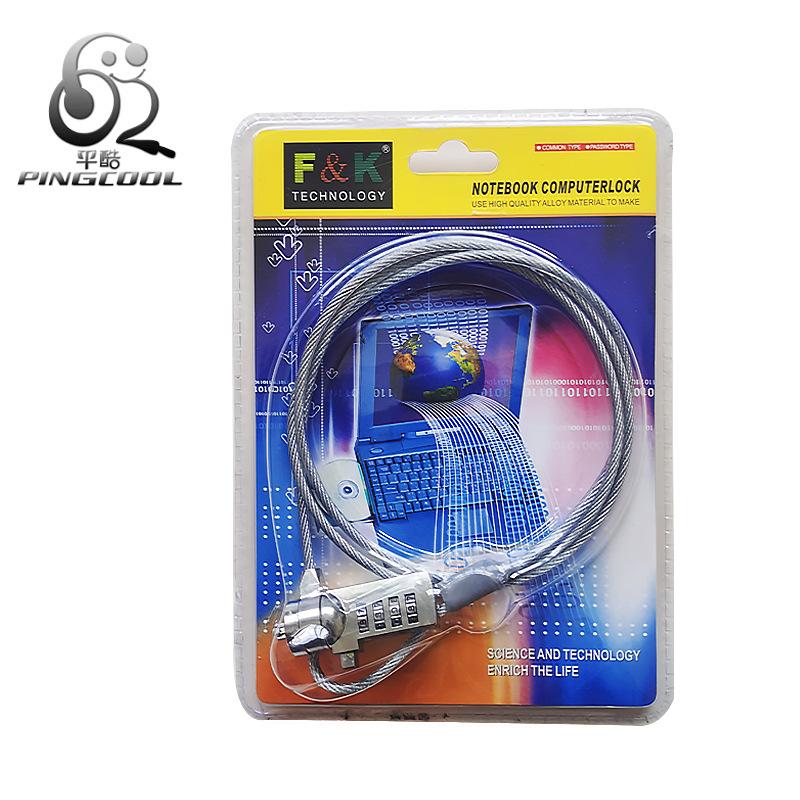 Manufacturer Supplies Laptop Anti-Theft Locks 4-Digit Password Encrypted Mechanical Locks Anti-Theft Locks Wholesale