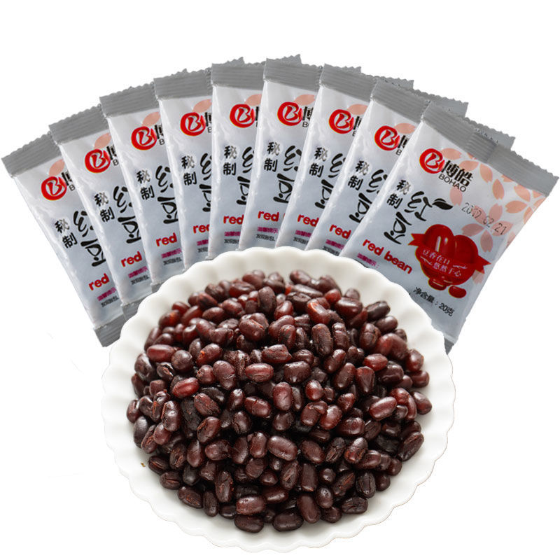 Маленькая упаковка красной фасоли Bohao 20 г/пакет, медовая фасоль для молочного чая, выпечка