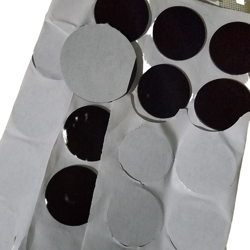 Refrigerator magnet soft magnetic bulk supply round with adhesive soft magnetic sheet stationery