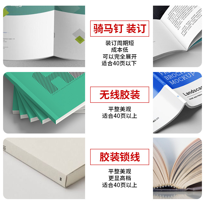 Foreign Trade Product Manual Picture Album Customized Color Black and White Folding Customized Small Batch Printing Instructions Printing Factory