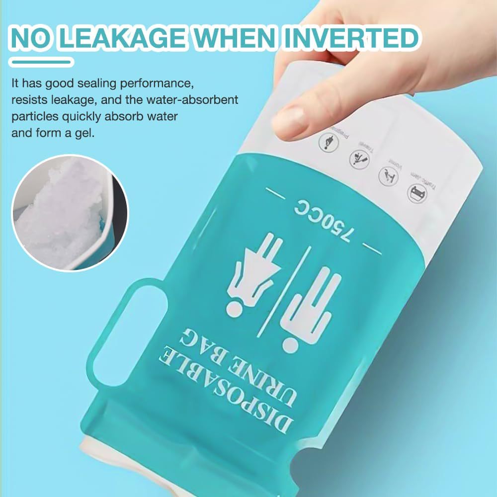 Большой аварийный мочевой мешок для автомобиля, унисекс портативный мочевой мешок, рвотный мешок для длительных поездок в пробках на автобусе