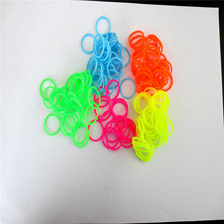 Dongguan Manufacturer Supplies High-Elasticity and Aging-Resistant Data Cable Binding with Wire Silicone Ring Rubber Band