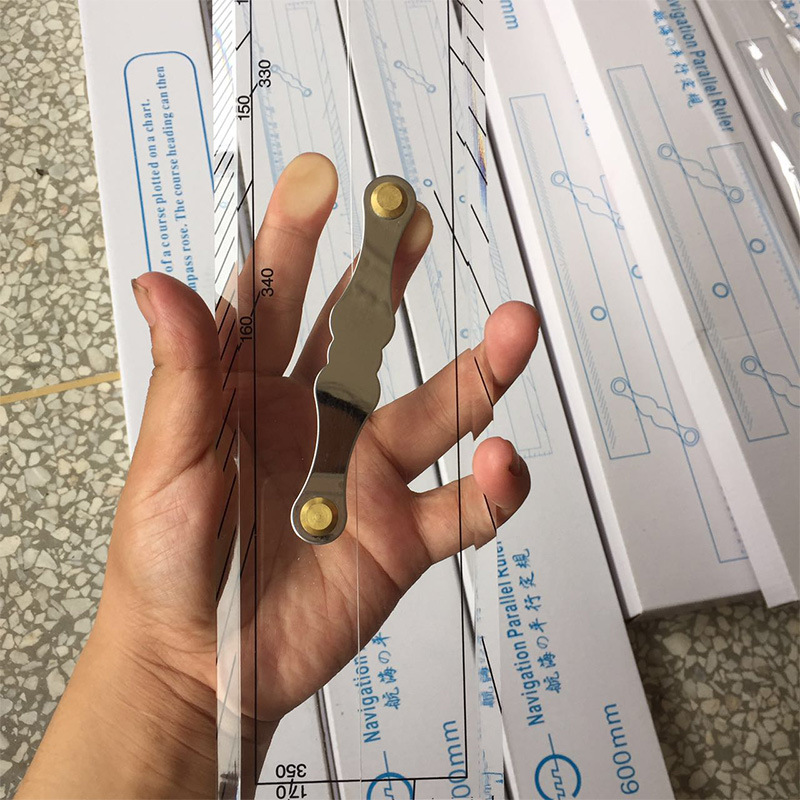 Marine Navigation Parallel Gauge 450mm Parallel Ruler 600mm Parallel Gauge Metal Fastener Copper Nut
