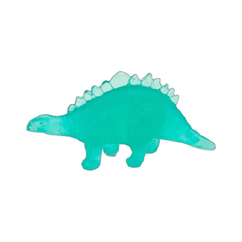 Luminous soft glue dinosaur 5cm small size mini solid color dinosaur simulation toy model cross-border archaeological accessories