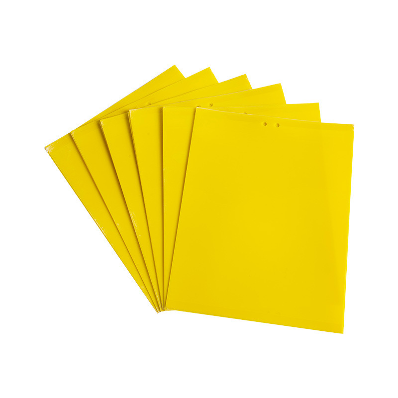 Sticky insect plate yellow plate double-sided small flying insect killing artifact greenhouse fruit fly killing sticker orchard fruit fly mosquito trap