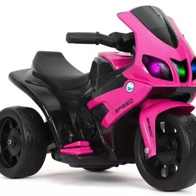 Children's Electric Motorcycle Children's Self-driving Toy Car Sittable Baby Three-wheeled Electric Motorcycle Battery Baby Car