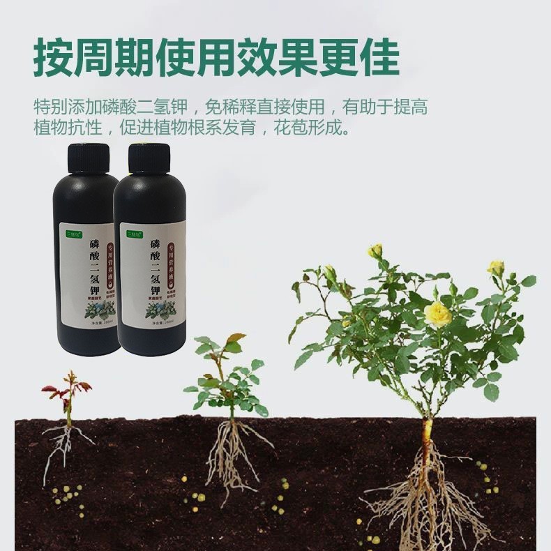 Potassium Dihydrogen Phosphate Fertilizer Solution, Special Foliar Fertilizer for Flowers, Flower Fertilizer, Household Flower Cultivation Plant Compound Fertilizer Spray