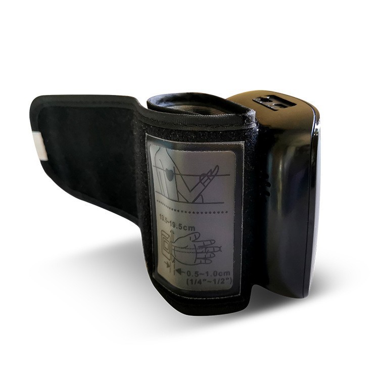 Smart Rechargeable Blood Pressure Monitor Wrist Blood Pressure Monitor Home Travel Portable Blood Pressure Measuring Machine Cross-Border Russian Blood Pressure Monitor