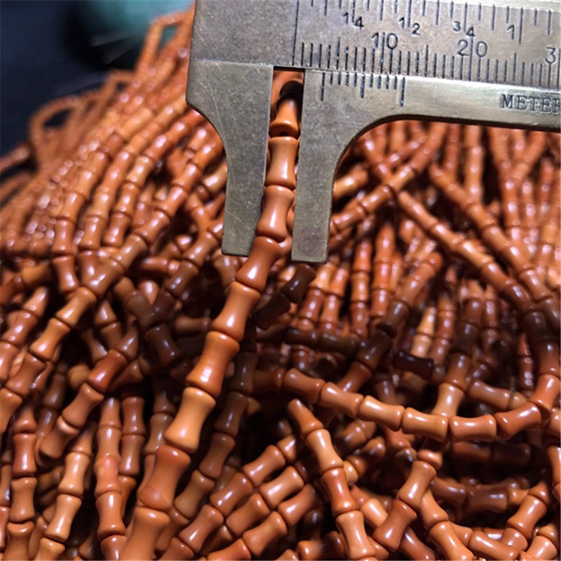 Nuclear vernacular olive 6x 3.5 bamboo 108 bracelets bracelet necklace manufacturers supply neck hanging multi-ring bamboo