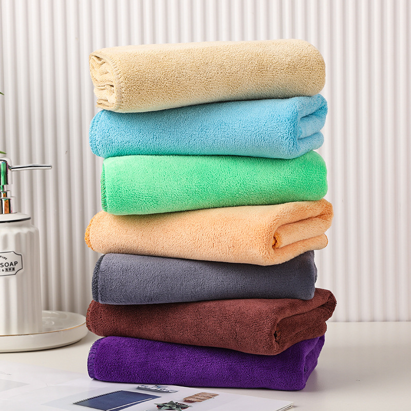 Factory Customized Barber Shop Beauty Salon Turban Thickeneded Absorbent Hair Salon Dry Hair Towel Car Towel