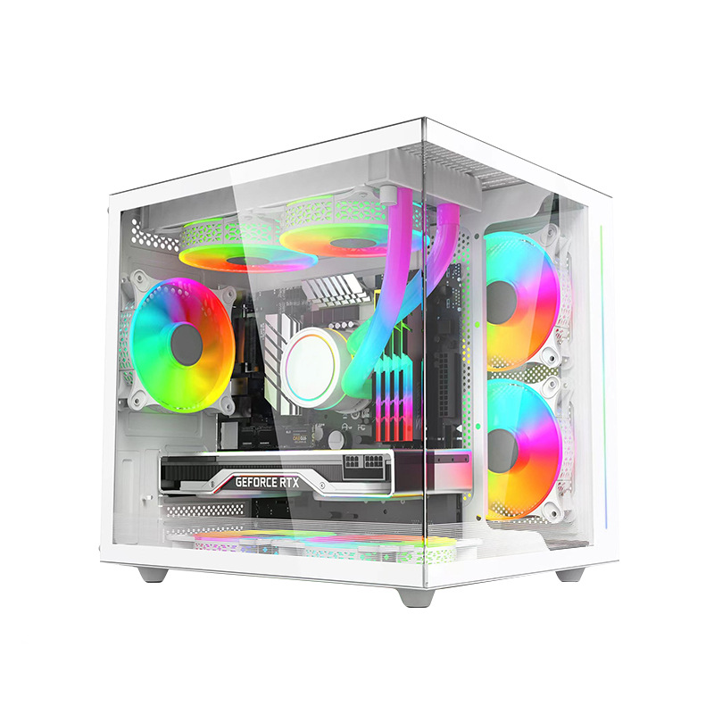 Side-View Sea View Room I5I7 Independent Graphics Live E-Commerce 3D Rendering Professional Design High-End Gaming Desktop Computer Host