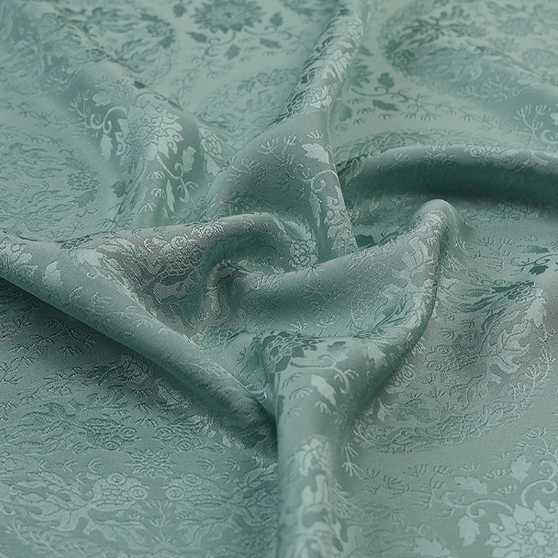 Настоящая шелковая ткань с узором золотой рыбки темный шелковица новый китайский стиль ханфу чонгсань жилет высококачественная ткань