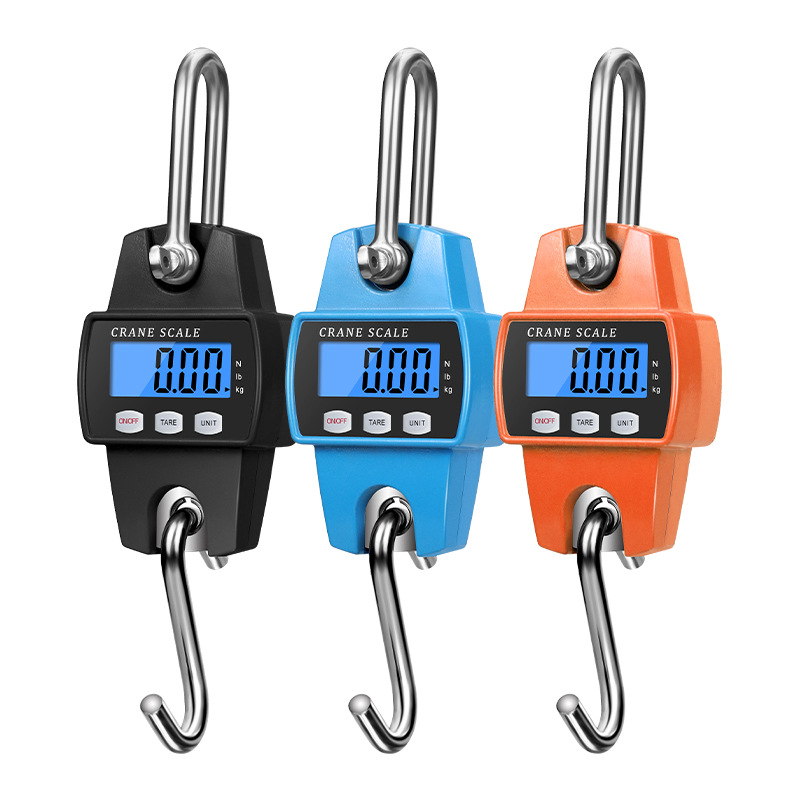 Electronic Crane Scale 300kg Hanging Scale Satchel Digital Weighing Driving Digital Scale Small Spring Hook Satchel Gram Scale