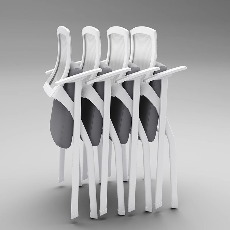 Folding Training Chair with Table Board Conference Chair with Writing Board Table and Chair Integrated Conference Room Meeting Chair Training Class Chair