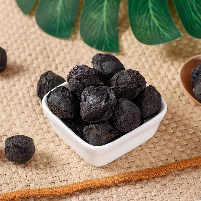 Dried Black Plums 500g Tianshan Black Plum Specialty Tea Old Beijing Sour Plum Soup Ingredients with Licorice and Dried Tangerine Peel