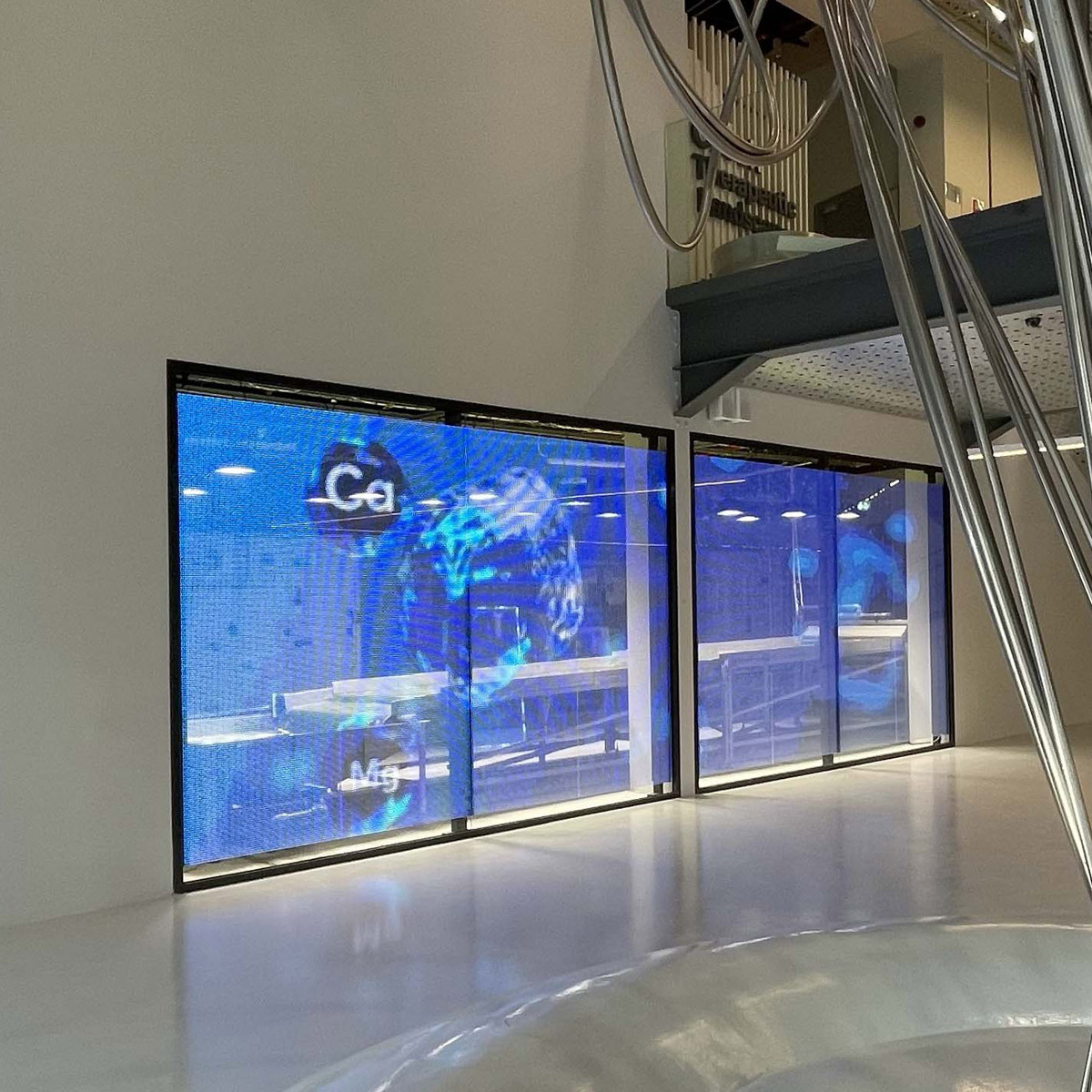 95% прозрачная сетка светодиодной пленки невидимая печатная плата светодиодной фасадной технологии