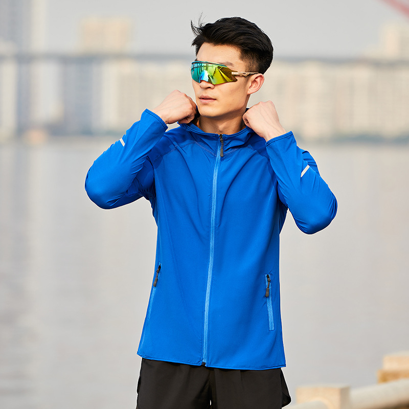 Ice Silk Quick-Drying Summer Thin Jacket for Men and Women, Casual Sun Protection Clothing, Outdoor Sports Breathable Customized Skin Clothing