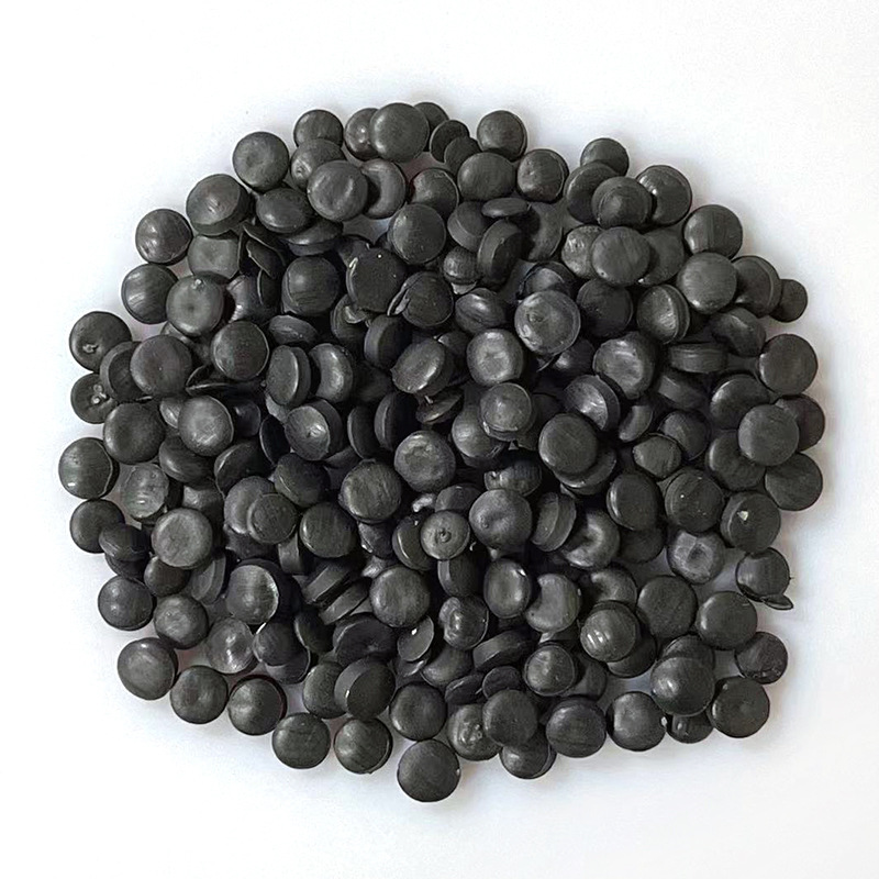 Hdpe Black Regeneration Material First-Class Polyethylene Plastic Particles Injection Molding Pressure Plate Pull Tube Raw Material Hdpe Regeneration Material